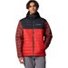 Kurtka puchowa męska Powder Lite II Hooded Jacket Columbia - Sail Red/Black