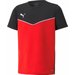 Koszulka juniorska individualRISE Jersey Jr Puma - czerwony/czarny