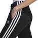 Spodnie dresowe damskie Essentials 3-Stripes Fleece Adidas - czarne