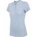 Koszulka damska polo H4Z22 TSD355 4F - błękitny