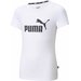 Koszulka dziewczęca Essentials Logo Tee Puma - white