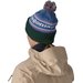 Czapka z pomponem Powder Town Beanie Patagonia - niebieska