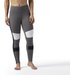 Legginsy damskie Lux Colour Block Reebok