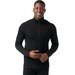 Longsleeve termoaktywny męski Classic Thermal Merino Base Layer 1/4 Zip SmartWool - black