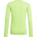 Longsleeve juniorski Team Base Adidas - limonkowy