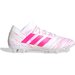 Buty piłkarskie korki Nemeziz 18.1 FG Adidas - biel/róż