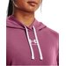 Bluza damska Rival Terry Hoodie Under Armour - różowy1