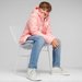 Kurtka juniorska ESS Hooded Padded Puma - różowa