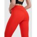Legginsy damskie TFTIF308 4F - czerwony