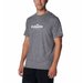 Koszulka męska Kwick Hike Graphic SS Tee Columbia - Black Heather