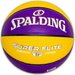 Piłka do koszykówki Super Flite 7 Spalding - fioletowy/żólty