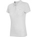 Koszulka damska polo NOSH4 TSD007 4F - biały melanż