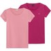Koszulki damskie H4Z22 TSD350 2szt 4F - różowe